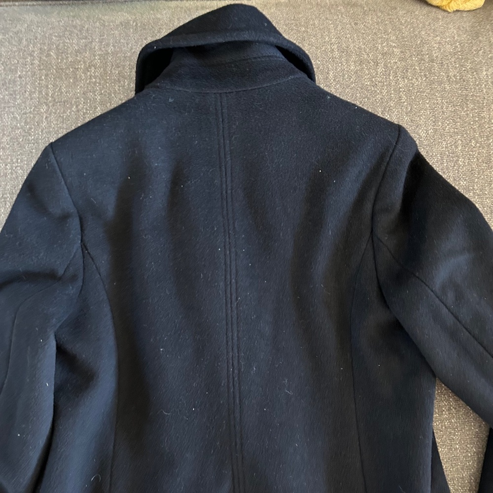 🌺Wool St. John’s Bay Heavy Pea Coat - Picture 2 of 12